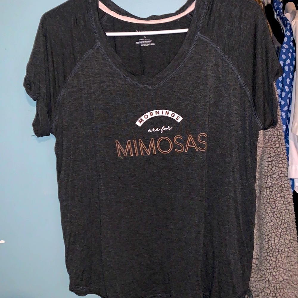 Dark grey short sleeve T-shirt